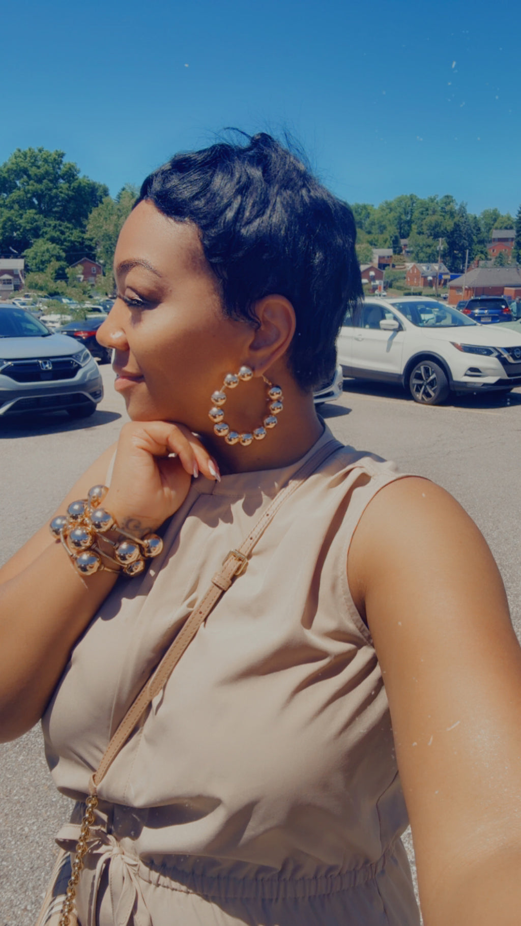 Bohemian Bubble Earrings gold