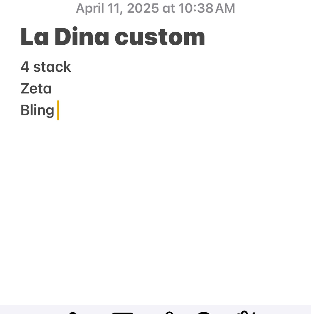La Dina custom