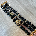 Black and Gold Apple Watch band (42nm)