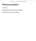 Kiona custom