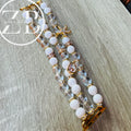 White and Gold Apple Watch band (42nm)