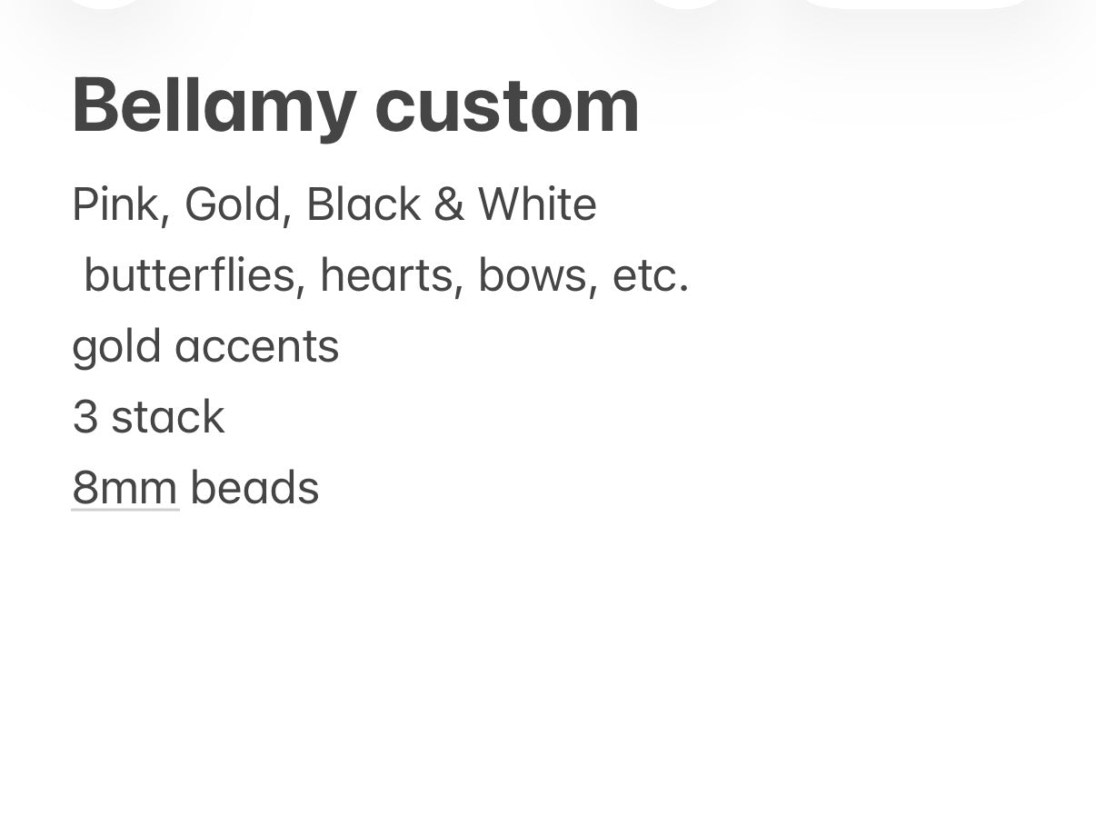 Bellamy custom