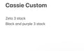 Cassie custom