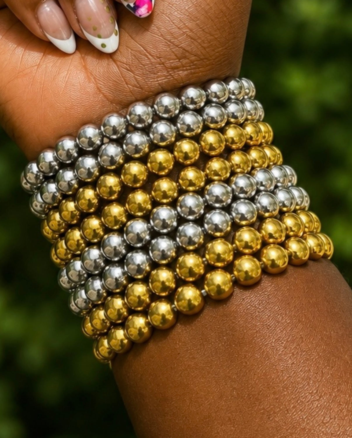 Titan chrome bracelet-SILVER. *$22 per bracelet-you need to