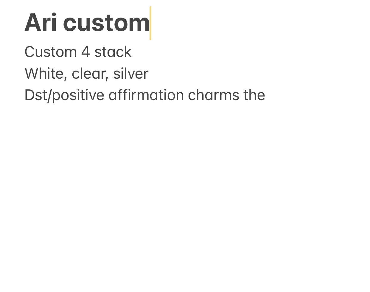Ari custom