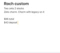 Rach custom order final Payment