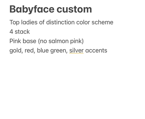 Babyface custom