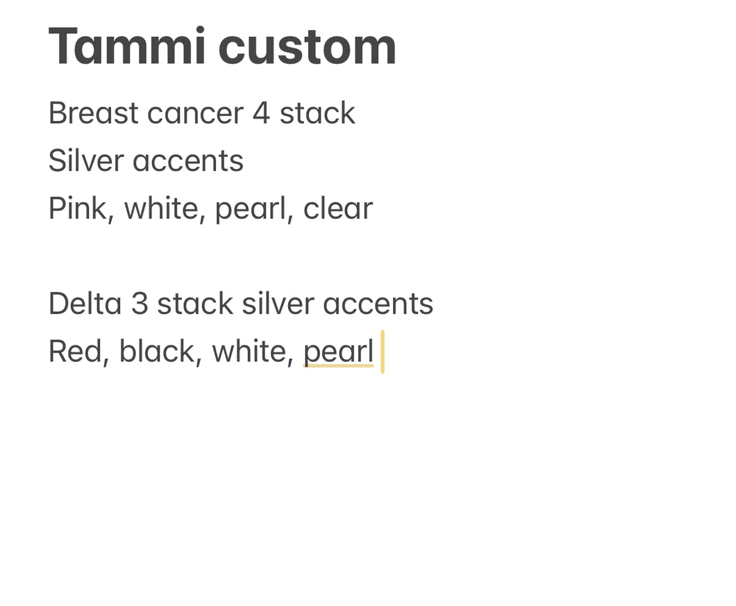 Tammi M custom - 2 sets