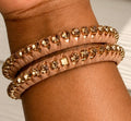 Pera Bling Bangle Tan ($27 per bangle-you need to purchase more than 1 for the stacked look)