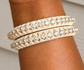 Pera Bling Bangle White ($27 per bangle-you need to purchase more than 1 for the stacked look)