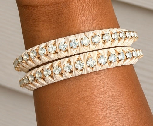 Pera Bling Bangle White ($27 per bangle-you need to purchase more than 1 for the stacked look)