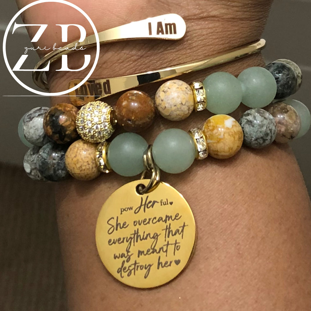PowHERful/loved bangle