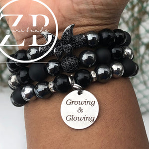 Growing and glowing