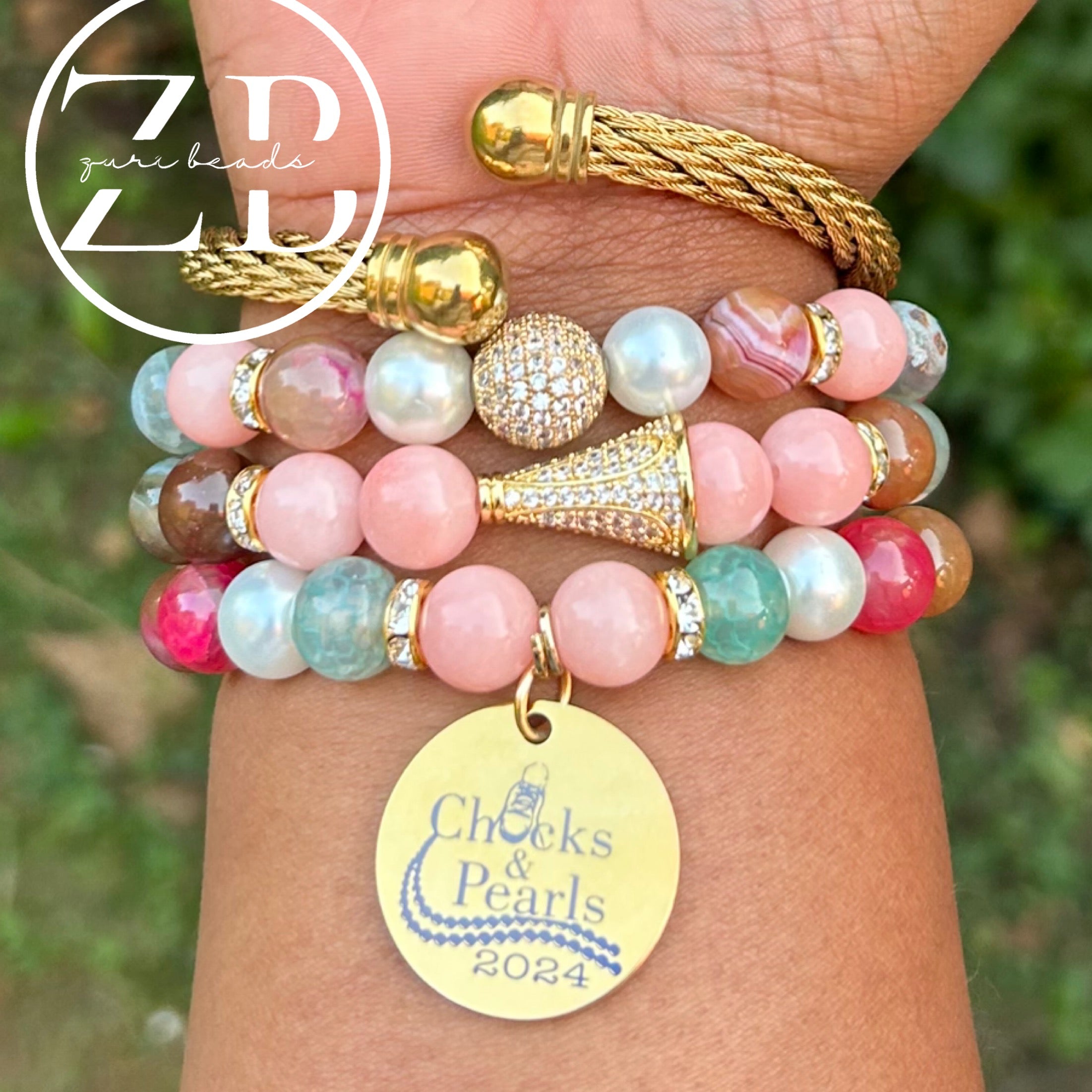 Chucks and pearls luxe set