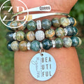 Beautiful bracelet and bangle set