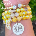 Self love is the best love (3 stack and bangle)