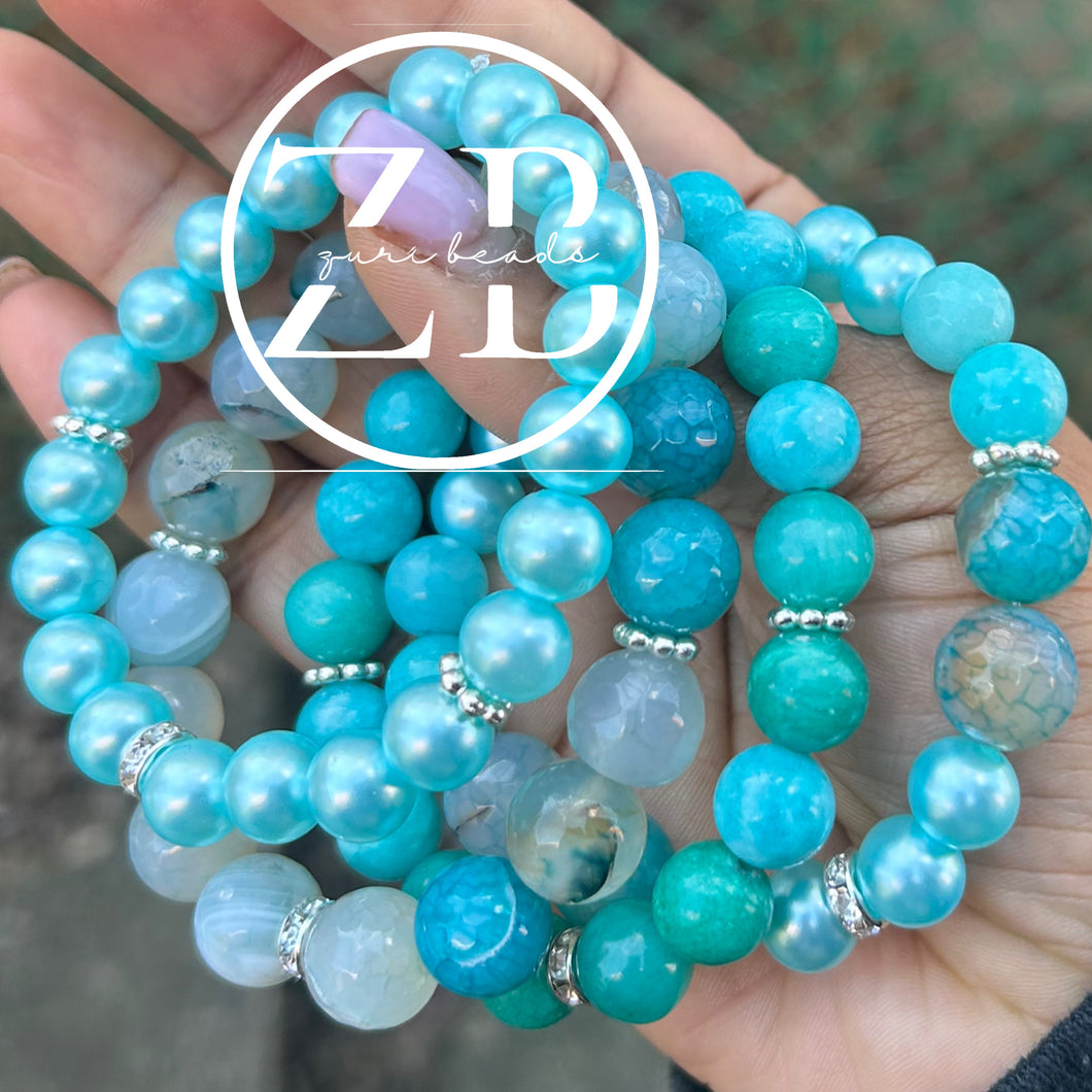 Teal bundle- balance, tranquility, communication