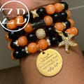 Orange and black 4 stack