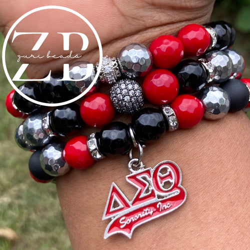 DST bling (red, black and silver)