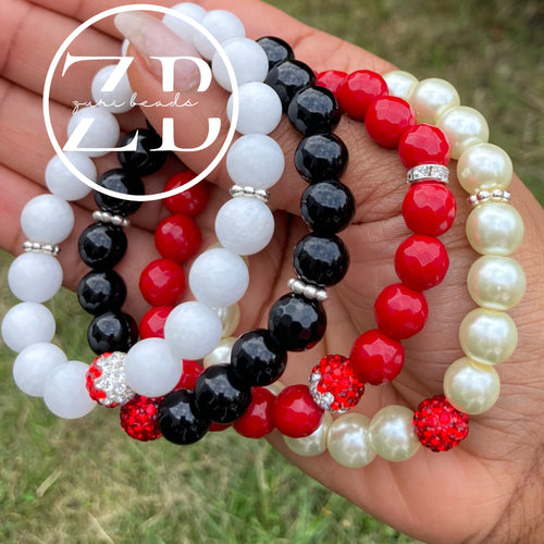 Red, black, Pearl bundle