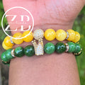 Men’s set / green and yellow