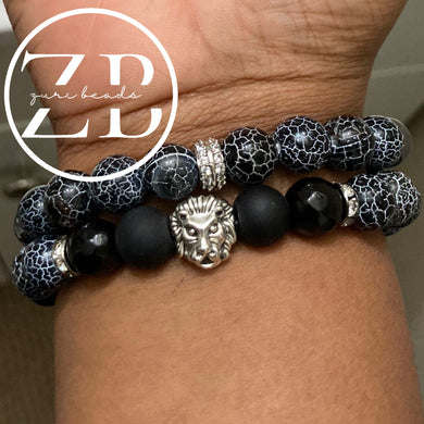 Men’s set- black crackle