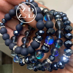 Metallic blue bundle