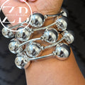 Silver Bohemian Bubble Bangles ($21 per bangle-you need to purchase more than 1 for the stacked look)