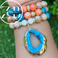 Stoned (orange and blue)