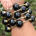 Black Bohemian Bubble Bangle ($21 per bangle-you need to purchase more than 1 for the stacked look)