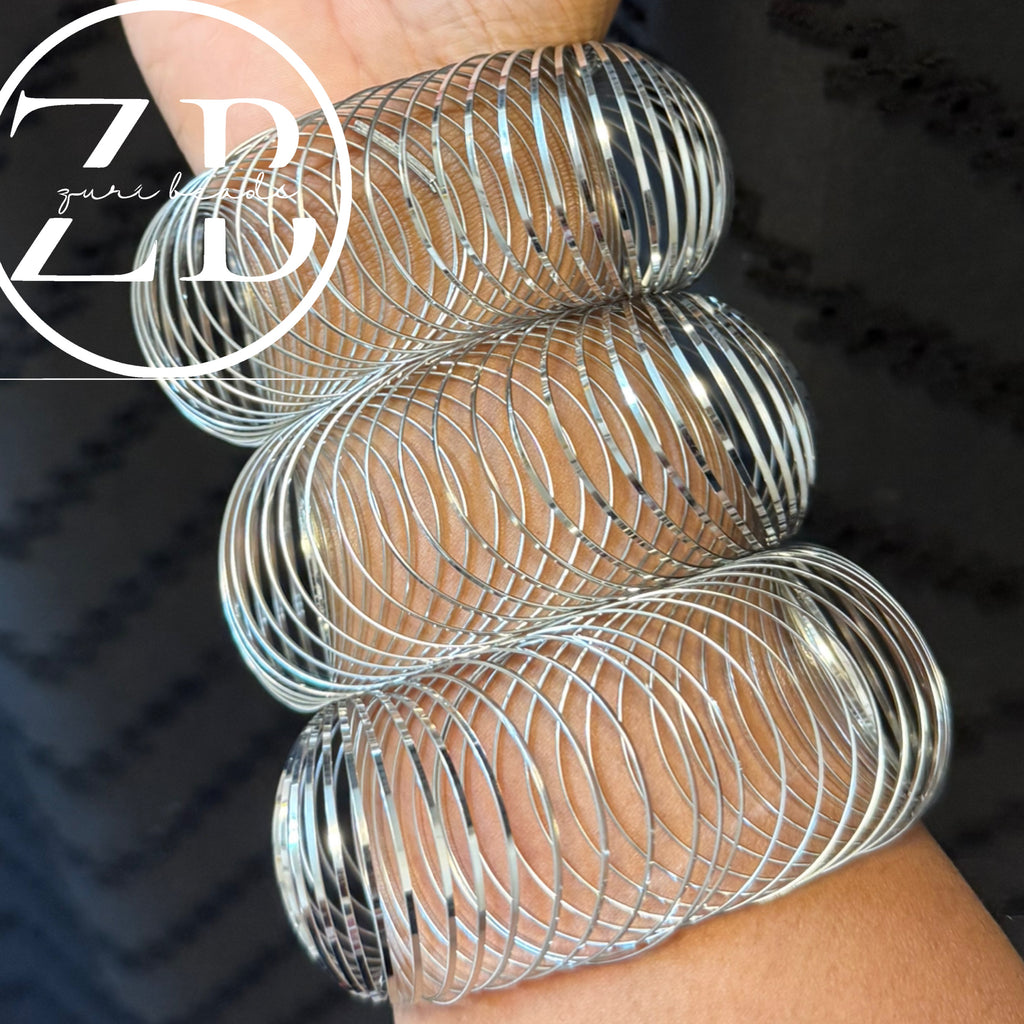 Silver slinky bracelet ($25 per bracelet) (Copy)