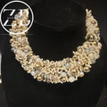 Lila collar necklace