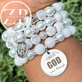 White and Pearl 4 stack