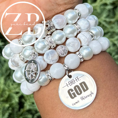 White and Pearl 4 stack