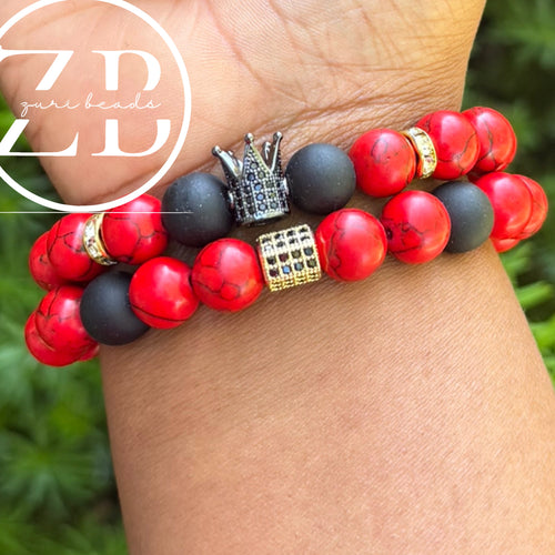 Red and black mens/unisex