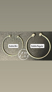 Mini Bubble bangle- silver ($8.50 each)
