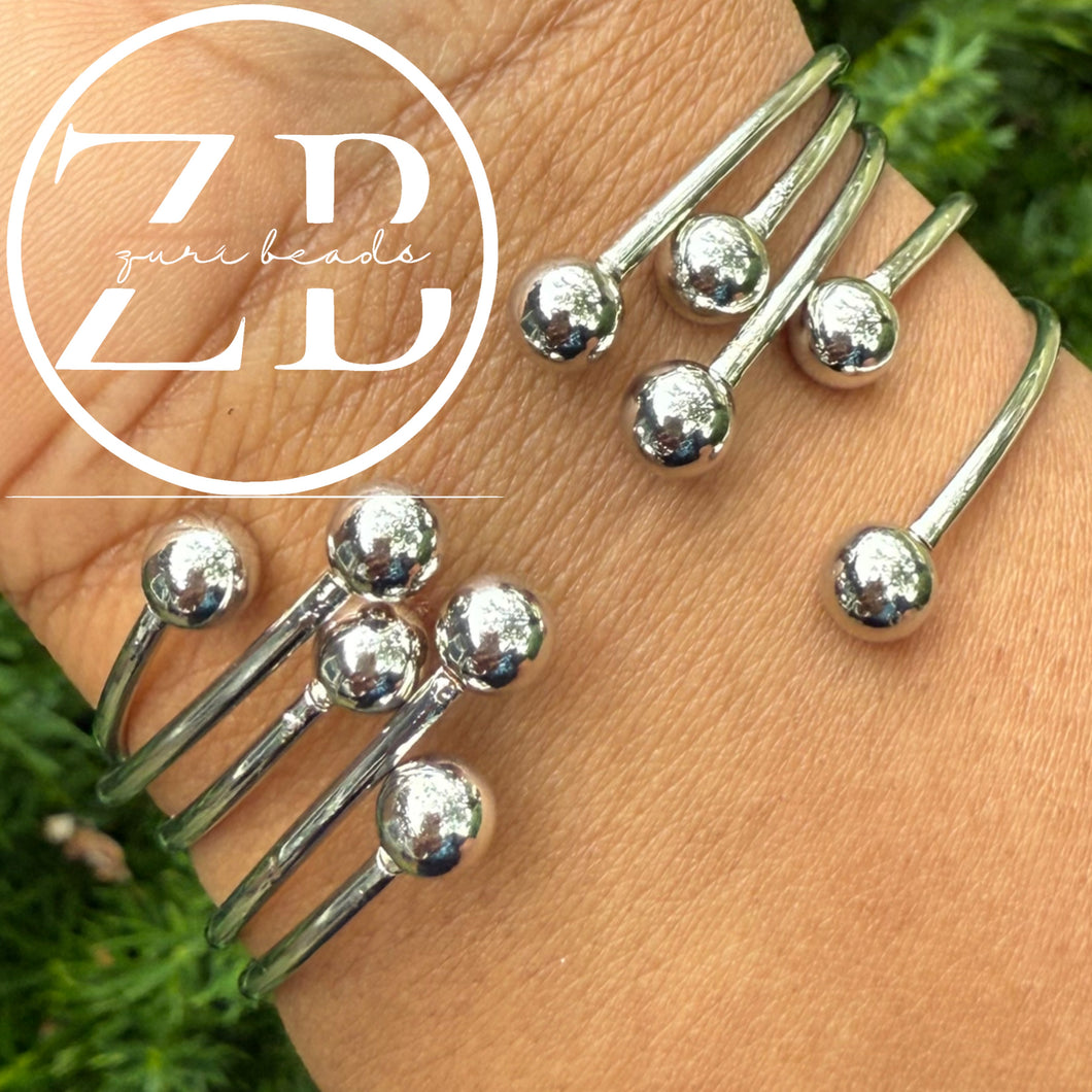 Mini Bubble bangle- silver ($8.50 each)