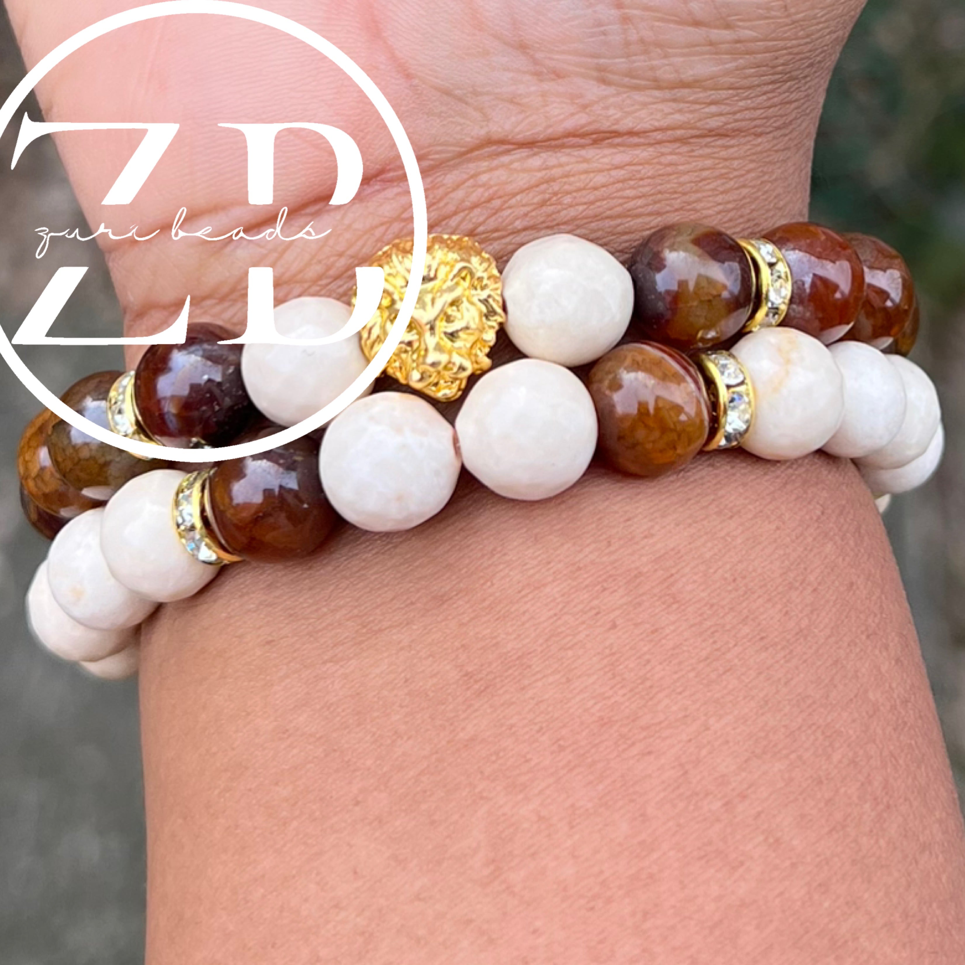Cream/brown (men’s/unisex)