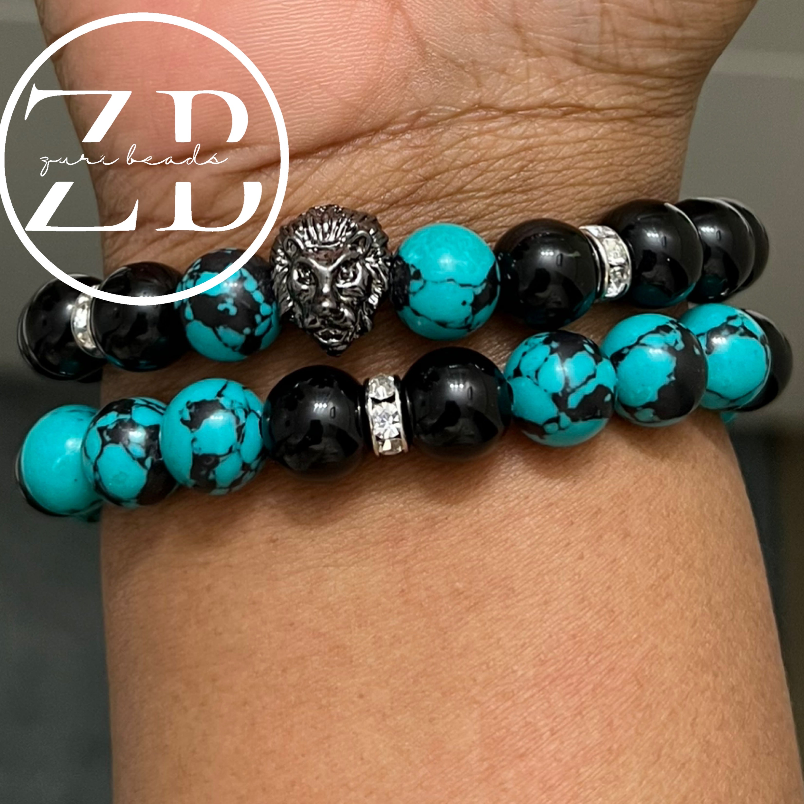Teal and black (men’s/unisex)