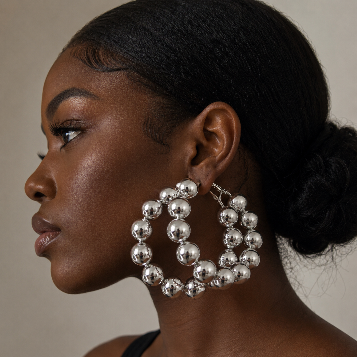 Bohemian Bubble Earrings silver