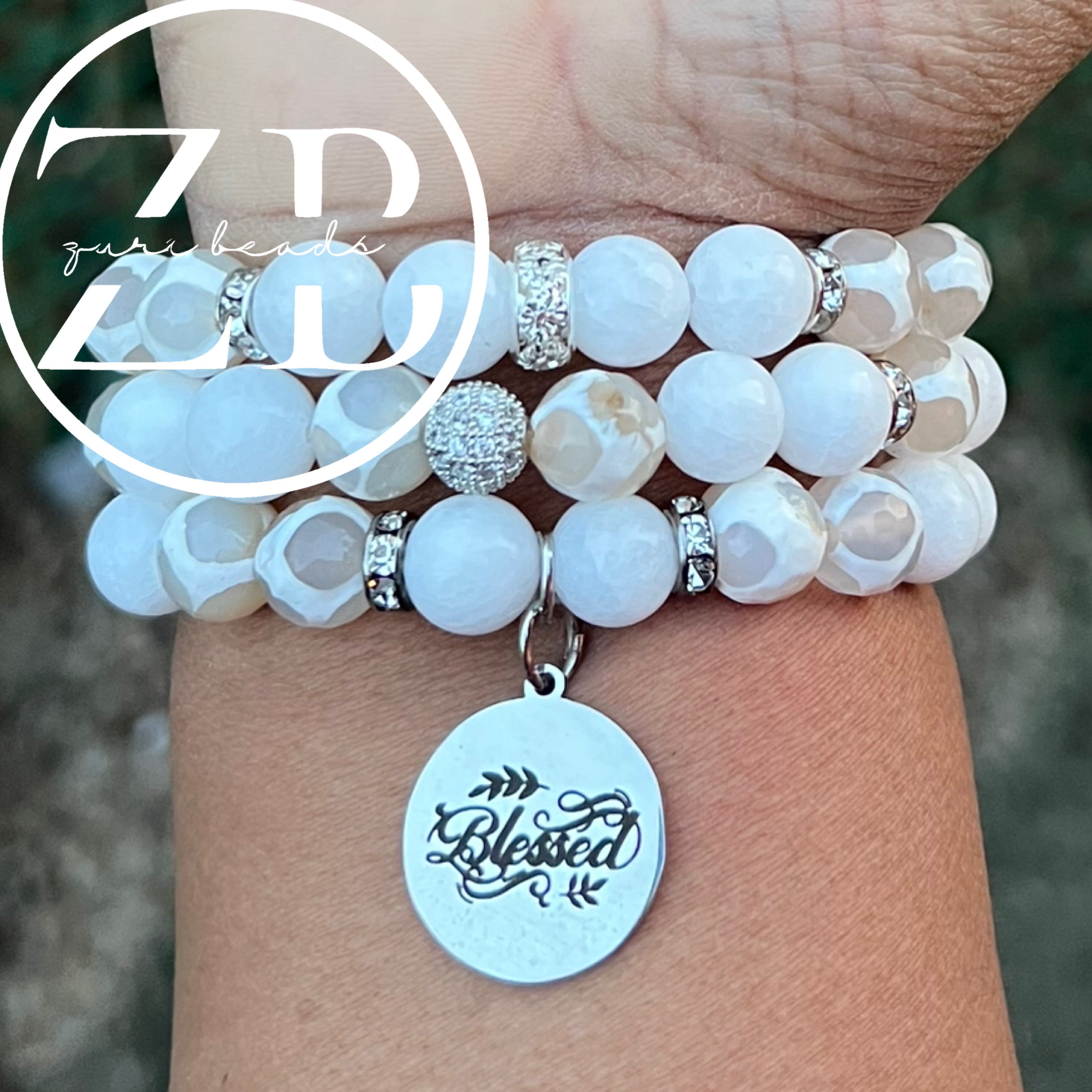 Blessed- white tribal