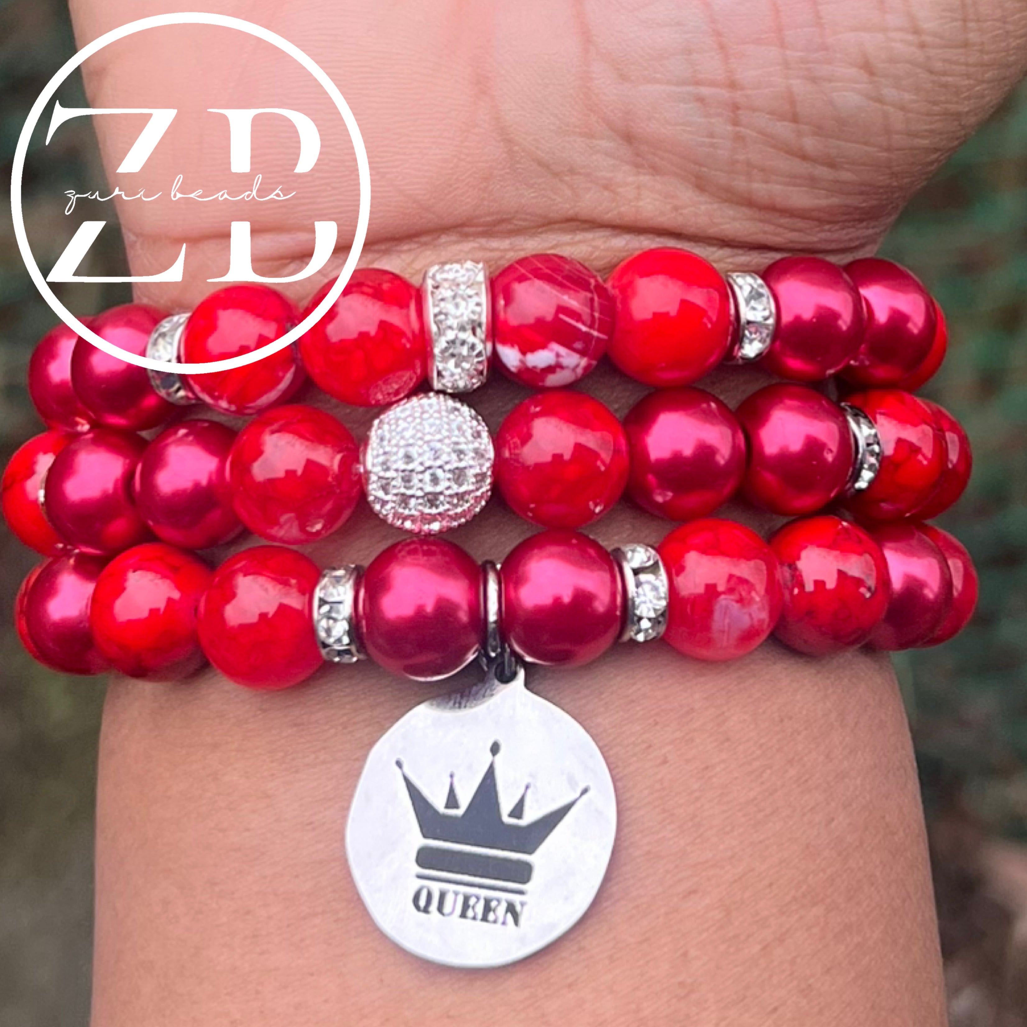 Queen (red and silver)